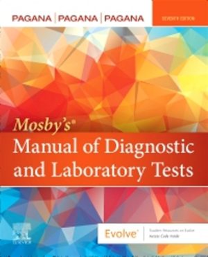 Manual of Diagnostic and Laboratory Tests 7th Edition Pagana CASE STUDIES