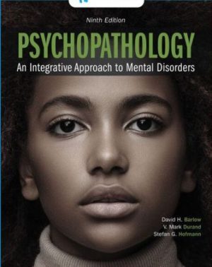 Psychopathology 9th Edition Barlow TEST BANK