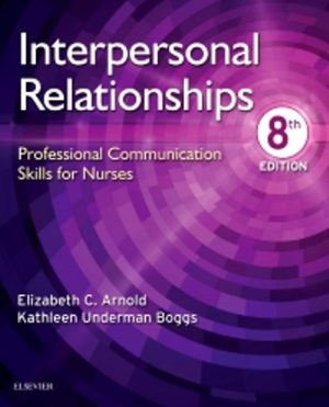 Interpersonal Relationships 8th Edition Arnold TEST BANK