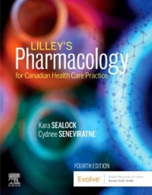 Pharmacology for Canadian Health Care Practice 4th Edition Sealock TEST BANK