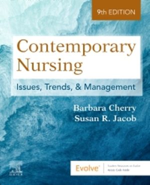 Contemporary Nursing 9th Edition Cherry TEST BANK