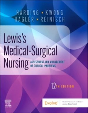 Medical-Surgical Nursing 12th Edition Harding TEST BANK