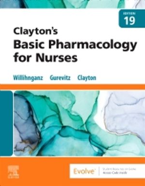 Basic Pharmacology for Nurses 19th Edition Willihnganz TEST BANK