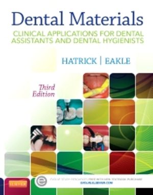 Dental Materials 3rd Edition Eakle TEST BANK