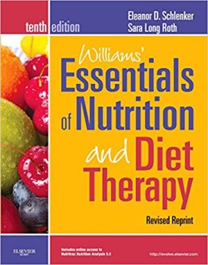 Essentials of Nutrition and Diet Therapy 10th Edition Schlenker TEST BANK