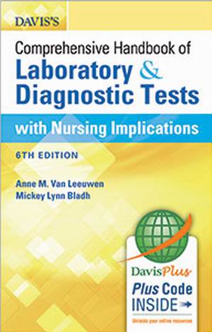 Comprehensive Handbook of Laboratory and Diagnostic Tests With Nursing Implications 6th Edition Leeuwen TEST BANK