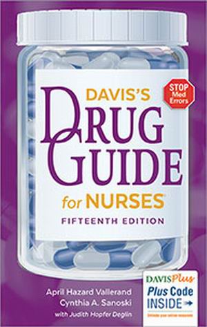 DRUG GUIDE FOR NURSES 15th Edition Vallerand TEST BANK