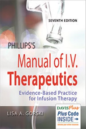 Manual of I.V. Therapeutics 7th Edition Gorski TEST BANK