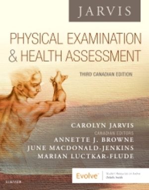 Physical Examination and Health Assessment 3rd Canadian Edition Jarvis TEST BANK